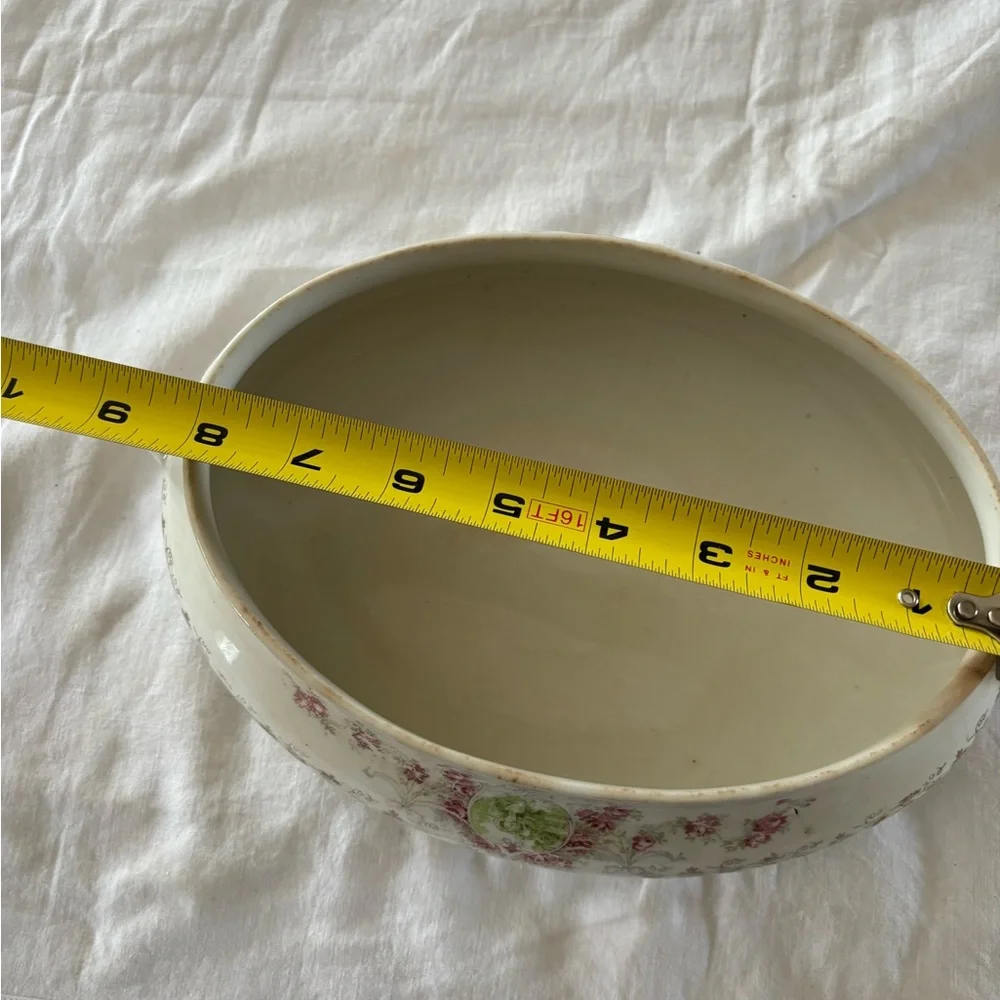 Cabbage rose castle countryside Niagara Homer Laughlin WV casserole‎ dish
